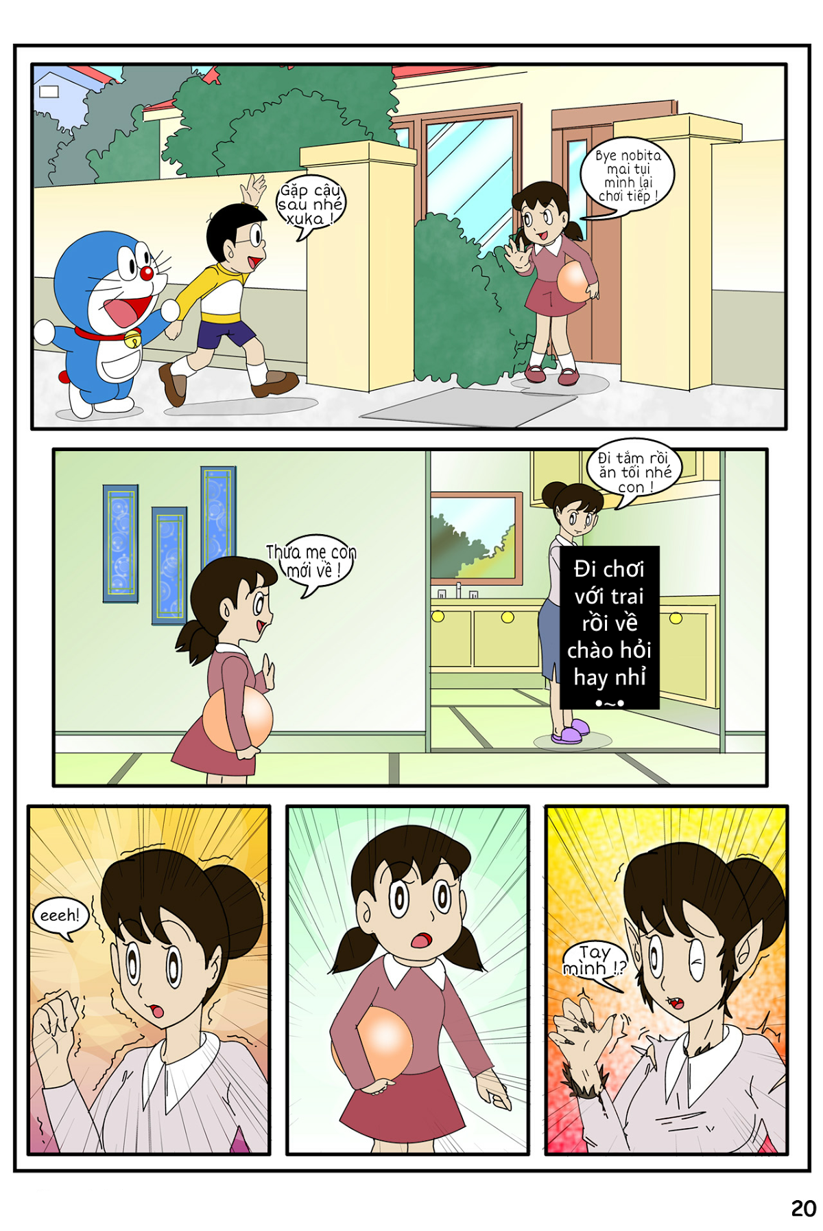 Tuyển Tập Doraemon Doujinshi 18+ Chap 20- Kem chó sói 2 - Page 4