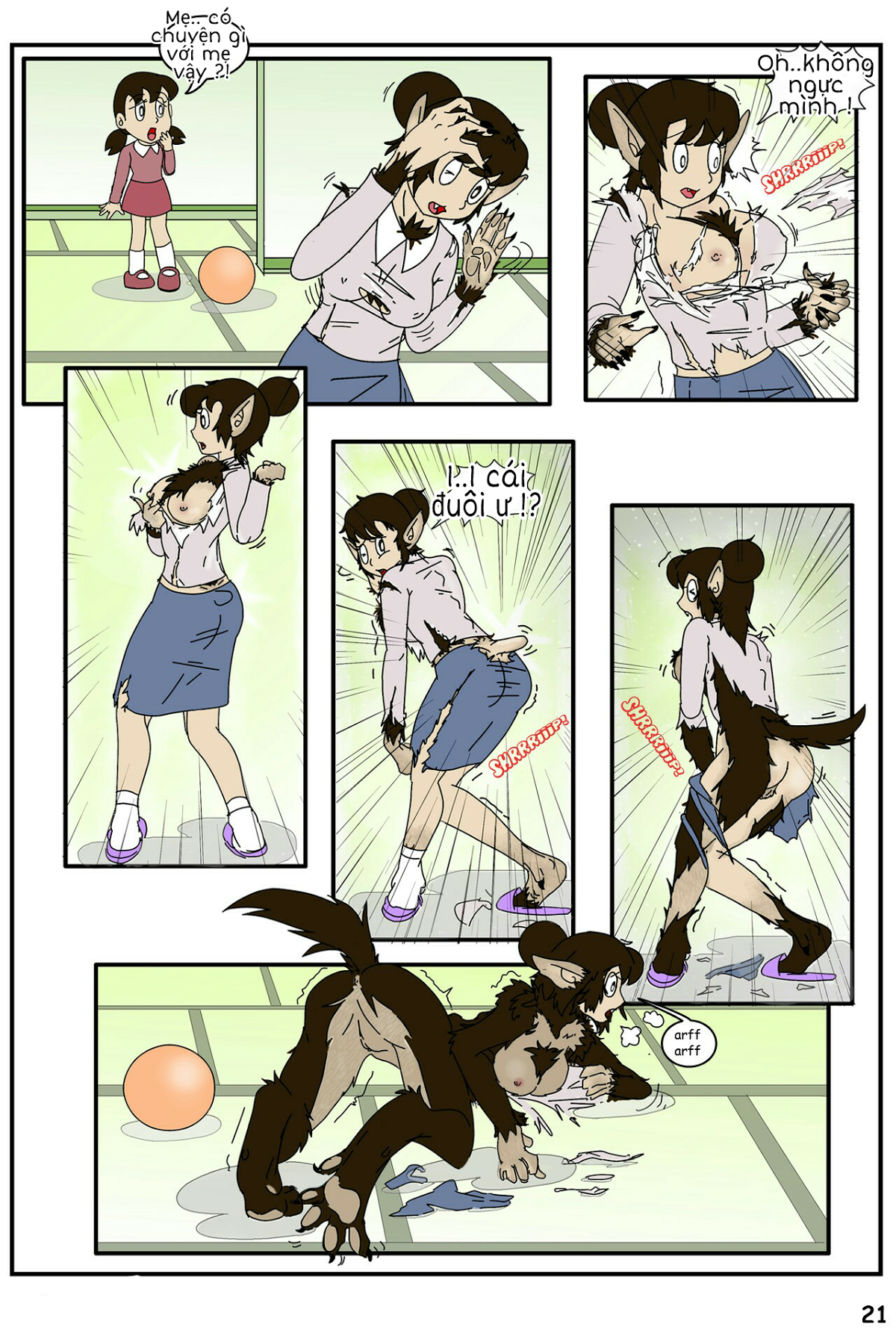 Tuyển Tập Doraemon Doujinshi 18+ Chap 20- Kem chó sói 2 - Page 5