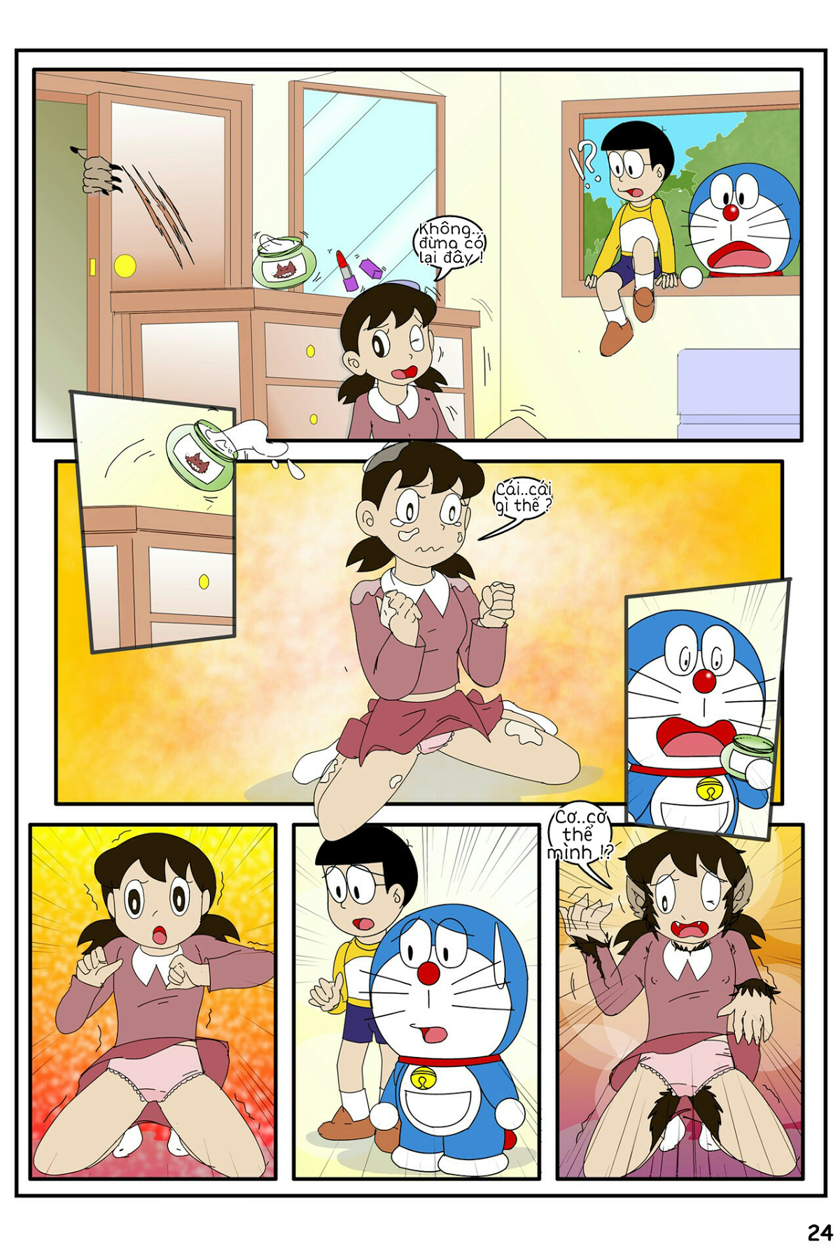 Tuyển Tập Doraemon Doujinshi 18+ Chap 20- Kem chó sói 2 - Page 8