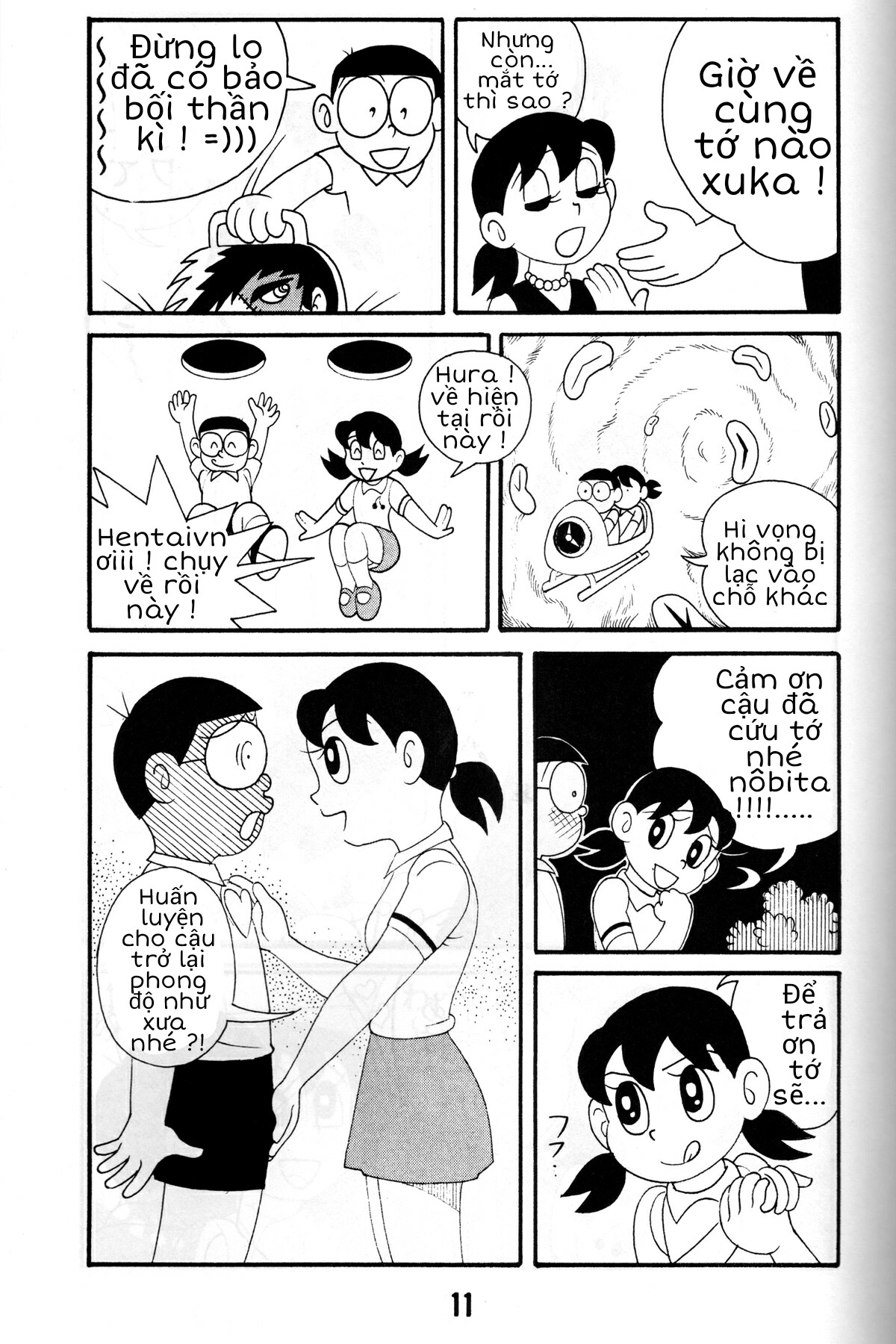 Tuyển Tập Doraemon Doujinshi 18+ Chap 28- Giải cứu Xuka - Page 13