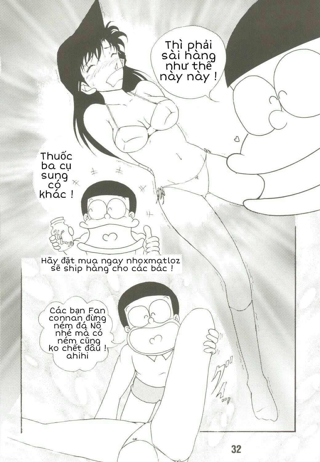 Tuyển Tập Doraemon Doujinshi 18+ Chap 31- Thuốc ba cụ sung - Page 8