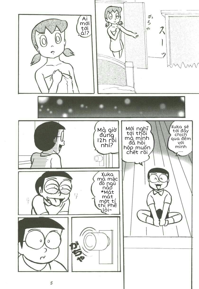 Tuyển Tập Doraemon Doujinshi 18+ Chap 38 -Ngủ ngon - Page 4