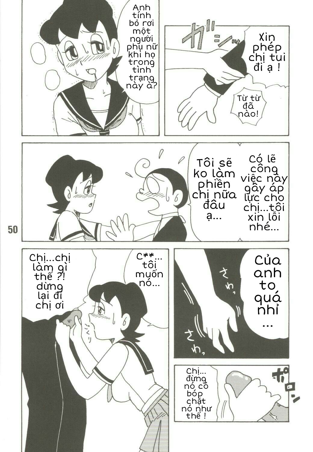 Tuyển Tập Doraemon Doujinshi 18+ Chap 39: Mẹ Xuka và chàng báo chí - Page 8