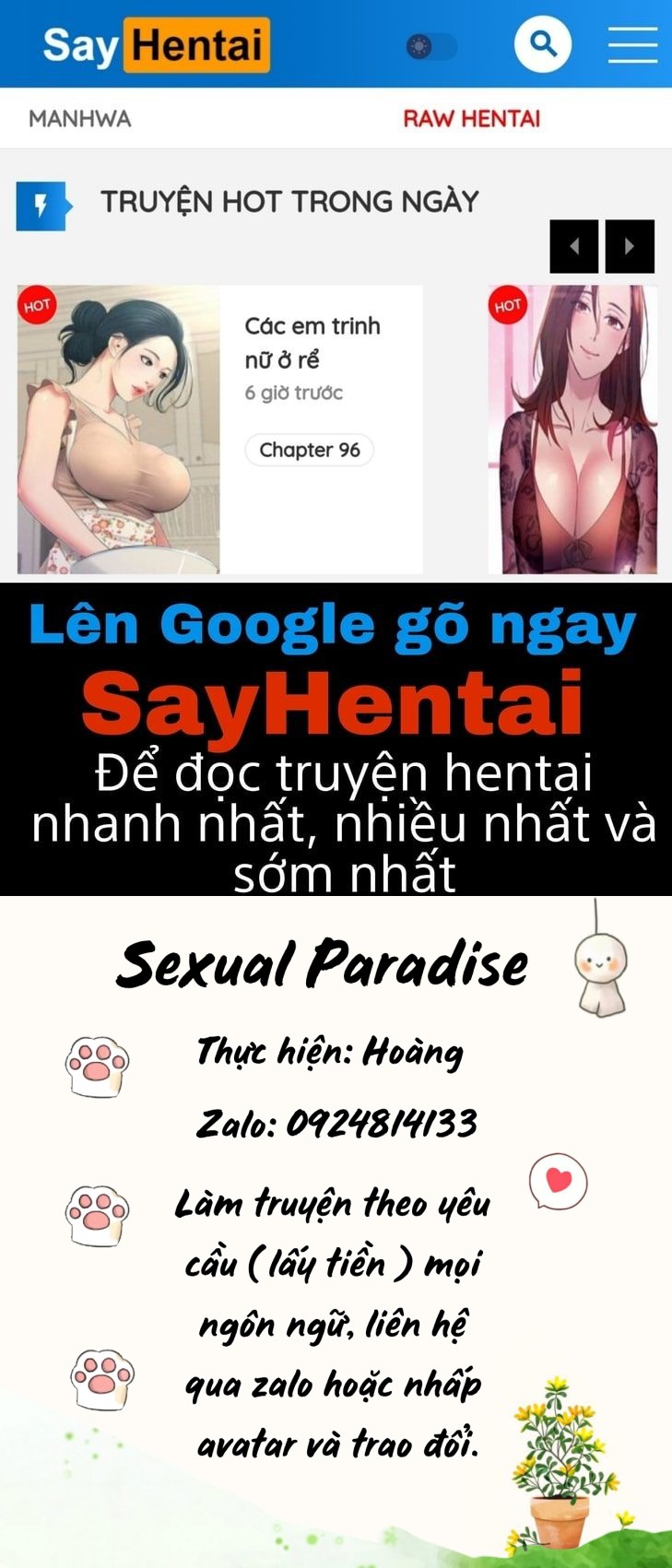 HentaiVn Truyện tranh online