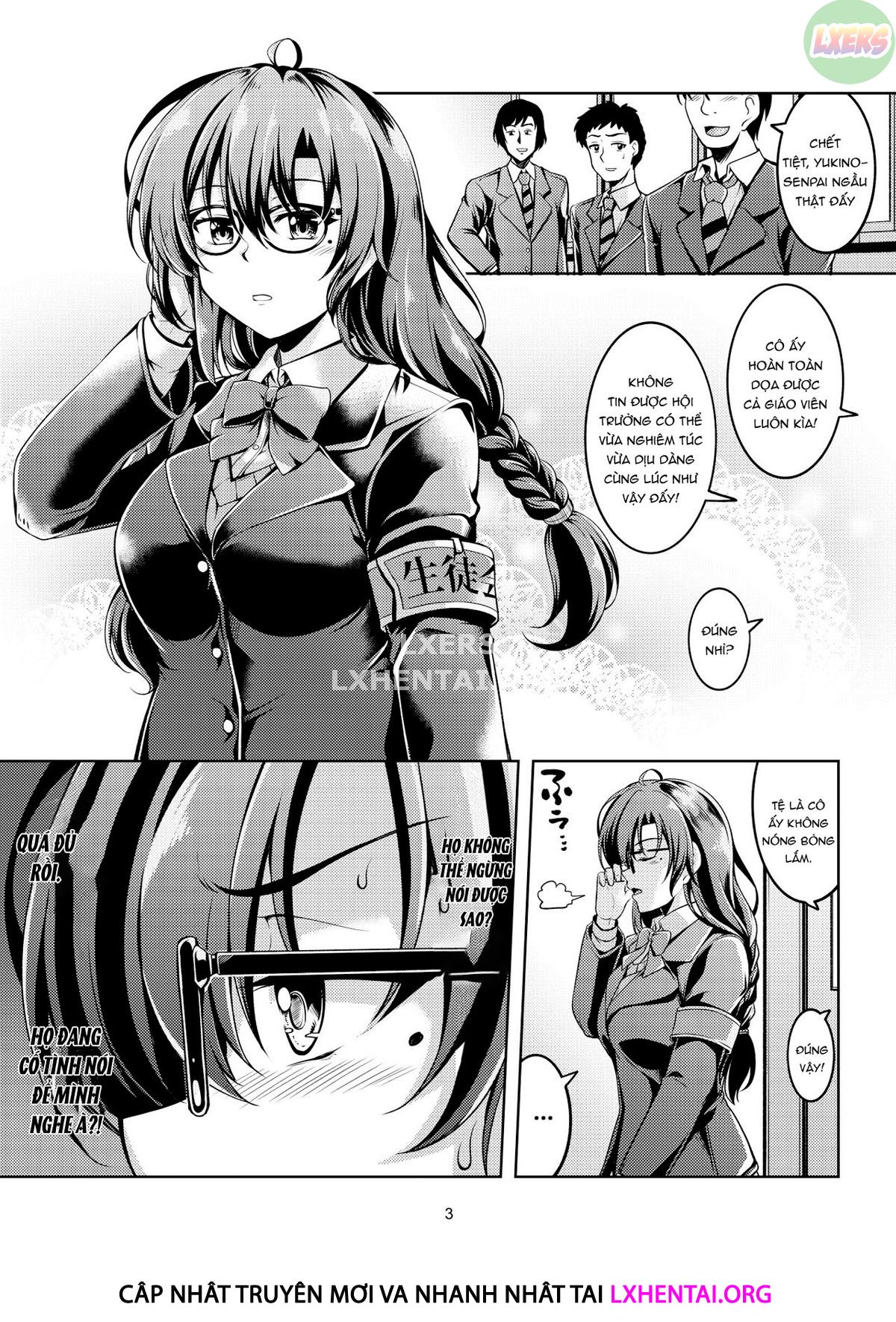 Uraaka Liver Take 1 Kyouhaku! Kouochi Seitokaichou -Yukino Kanami- Oneshot - Page 11