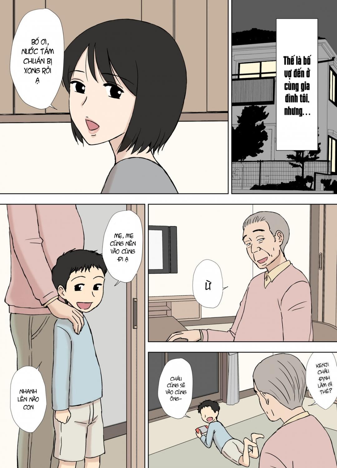 Vợ tôi vẫn tắm với cha cô ấy… Oneshot - Page 8