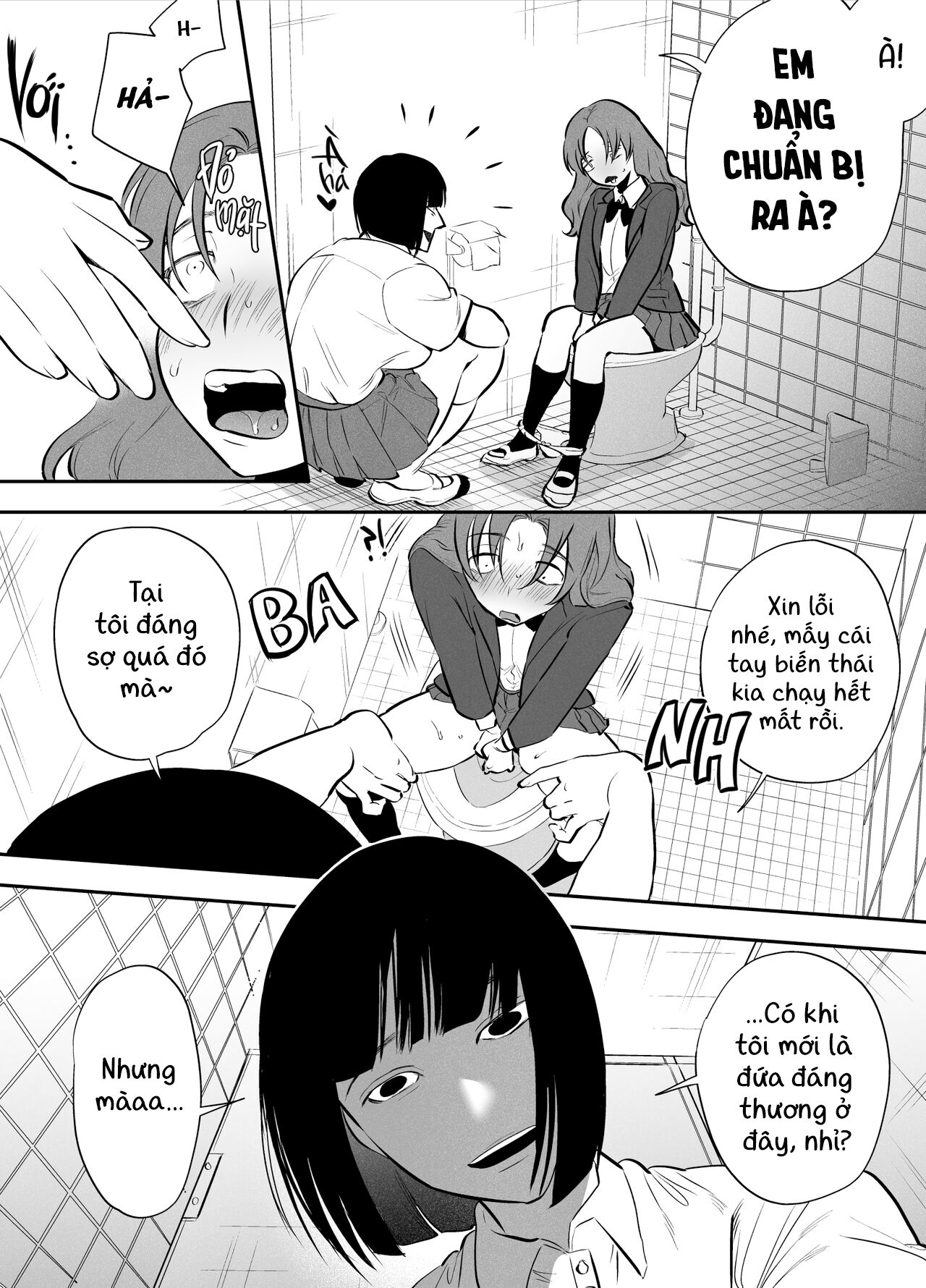 Watashi to toire to futanari Hanako-san Oneshot - Page 10