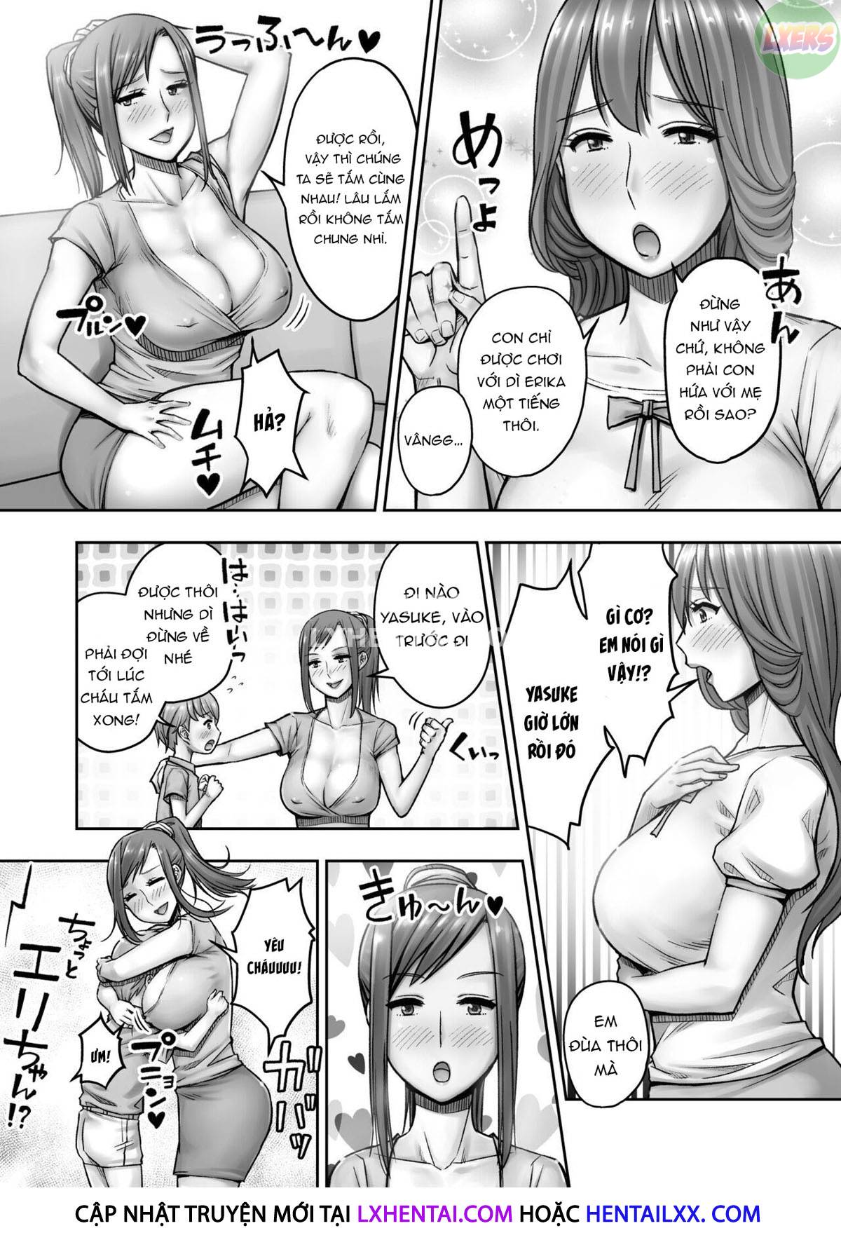 Well-mannered mother's indecent sex education Oneshot - Page 9