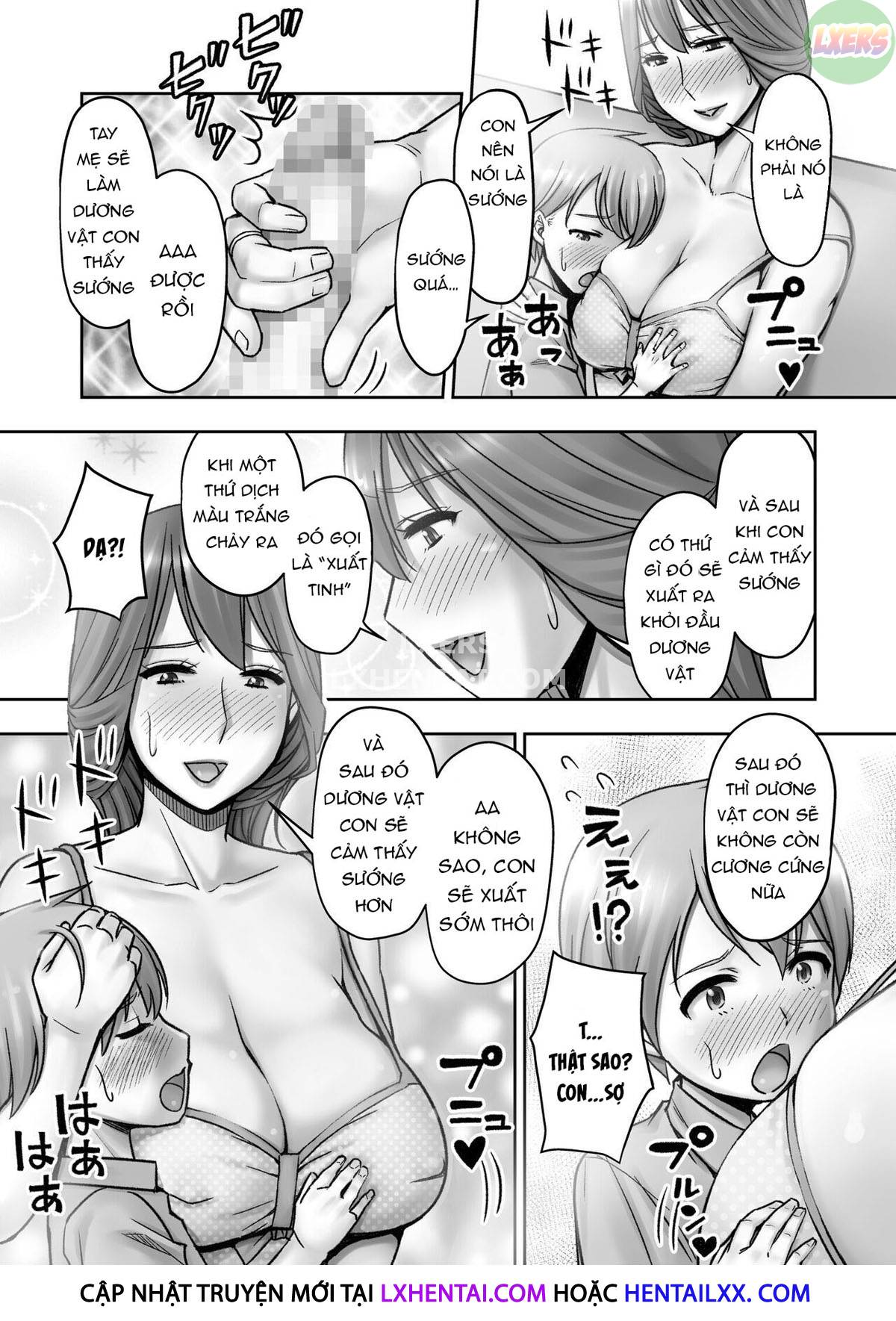 Well-mannered mother's indecent sex education Oneshot - Page 19