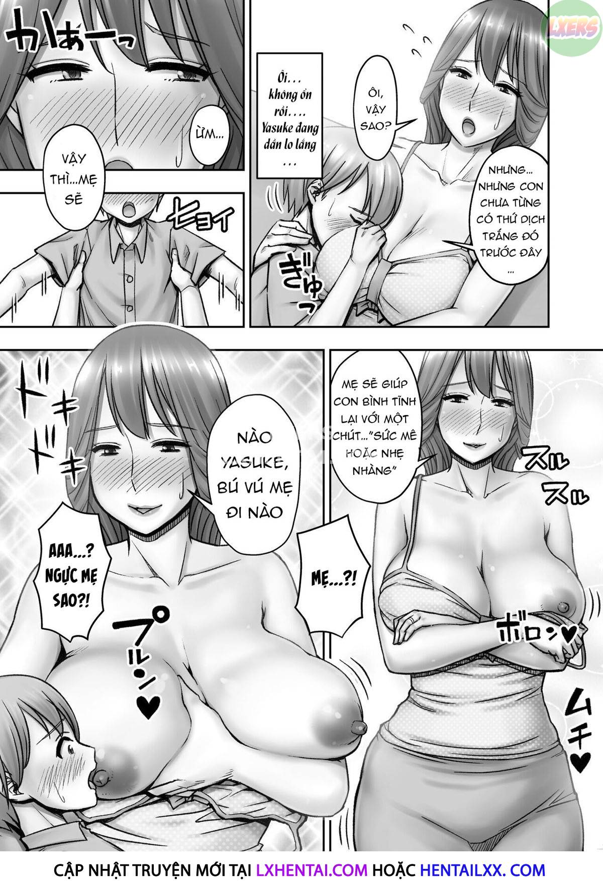 Well-mannered mother's indecent sex education Oneshot - Page 20