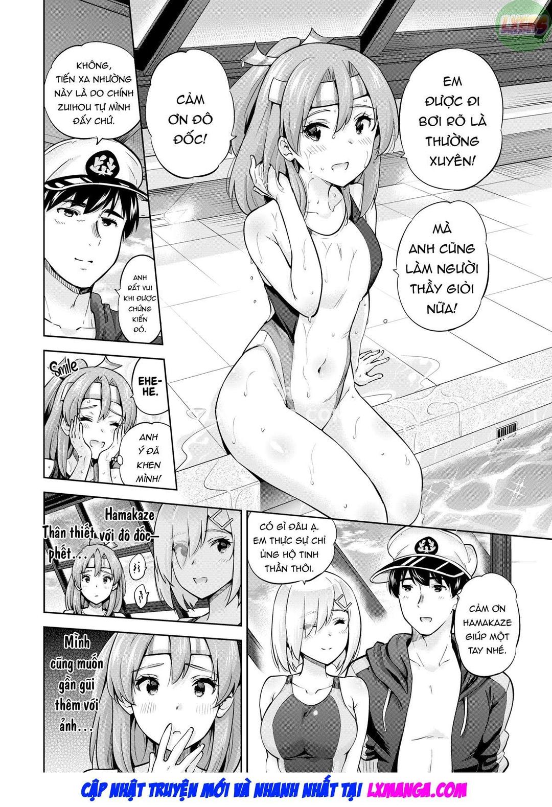 Zuihou và Hamakaze trong bộ đồ tắm Oneshot - Page 4